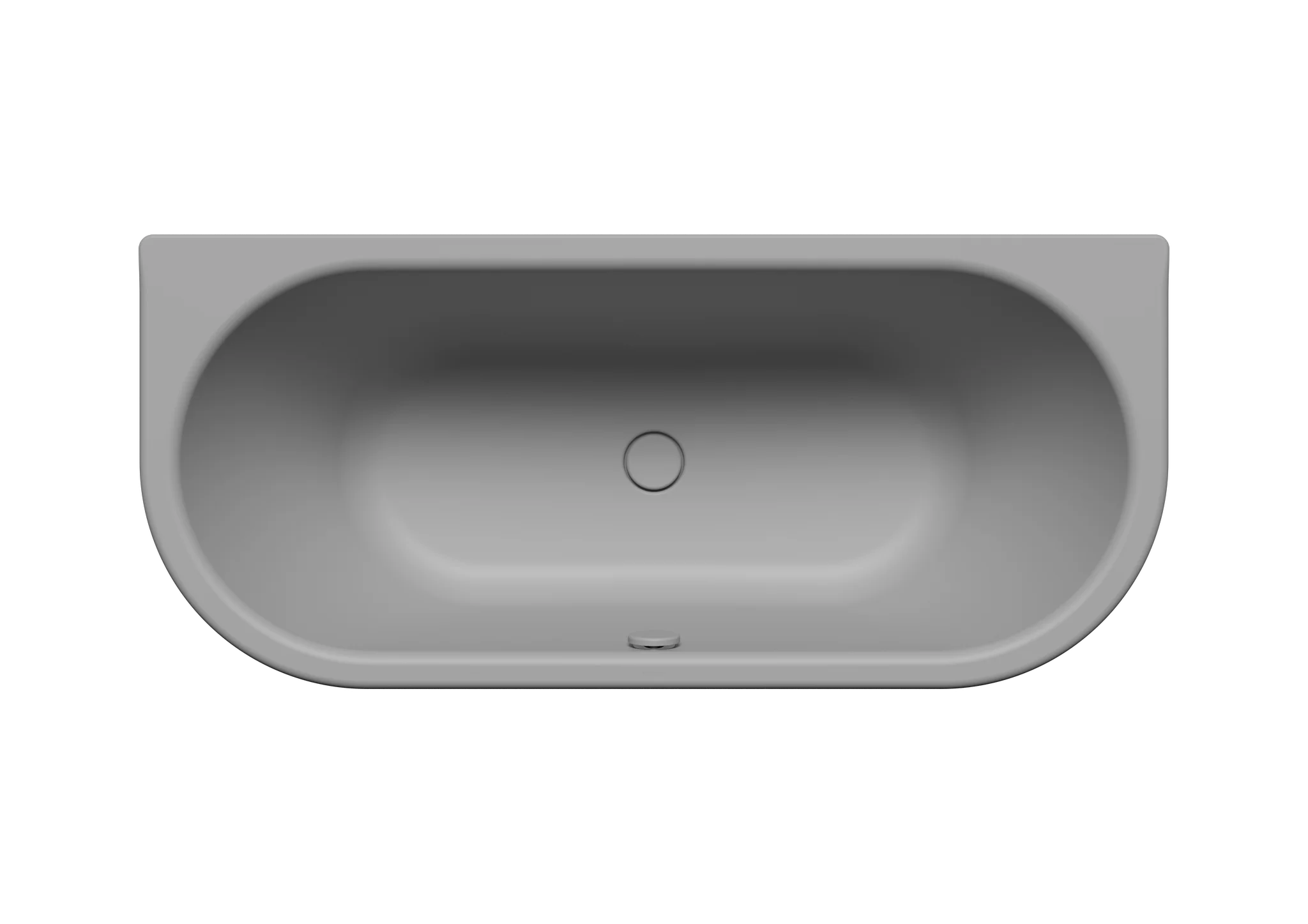 Kaldewei CENTRO DUO 2 Badewanne, oval, 1700x750 mm, cool grey 30, 460 mm tief, emaillierter Ab- und Überlaufdeckel, mittig, für Vorwandeinbau Kaldewei CENTRO DUO 2 Badewanne, oval, 1700x750 mm, cool grey 30, 460 mm tief, emaillierter Ab- und Überlaufdeckel, mittig, für Vorwandeinbau