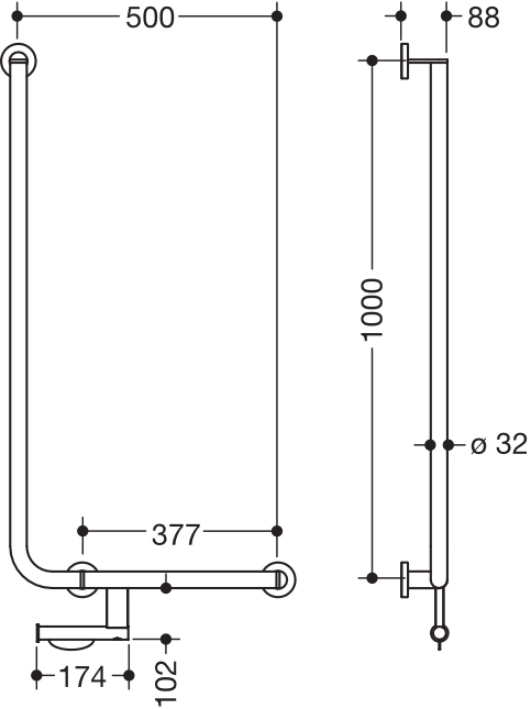 HEWI Haltegriff „System 900“