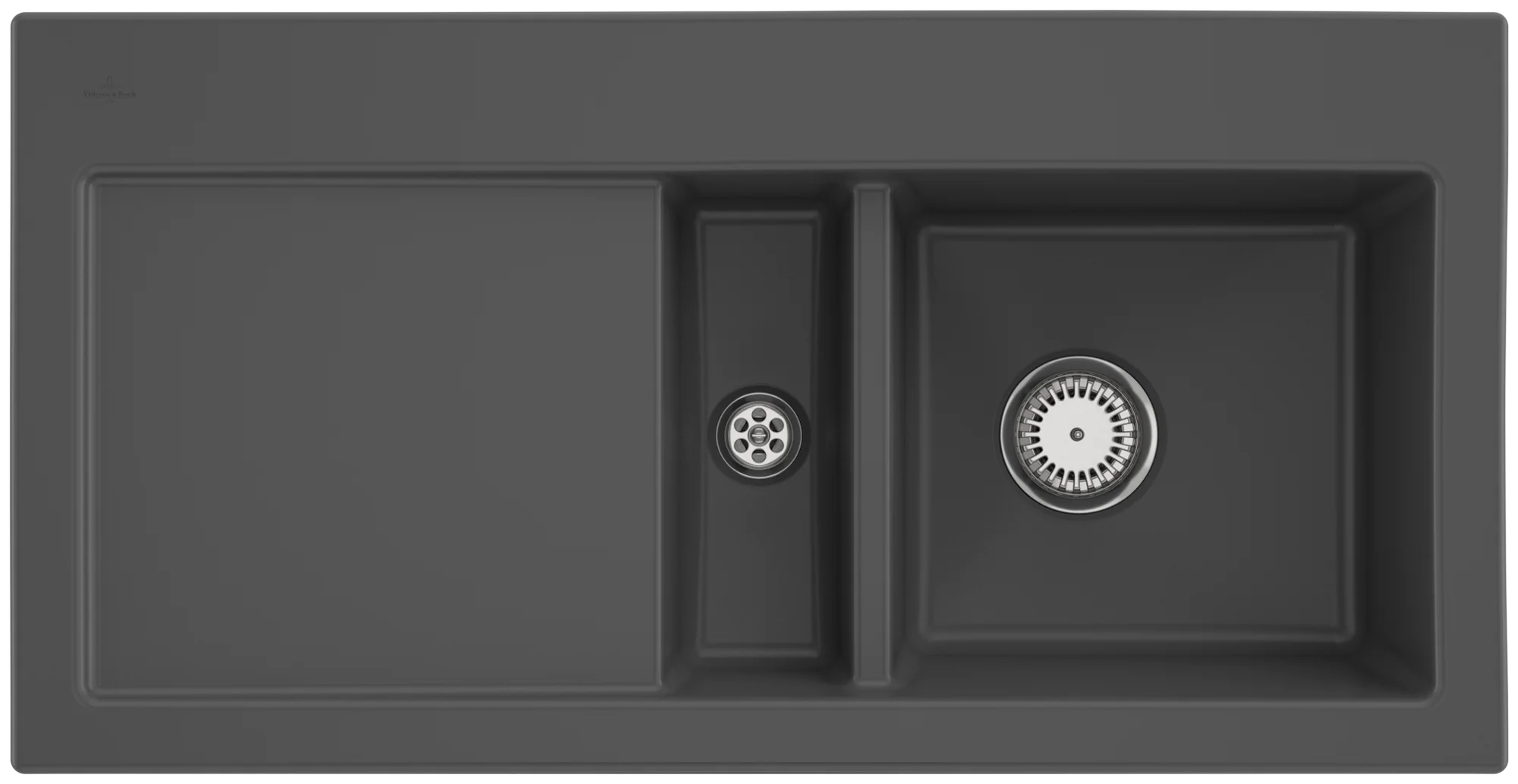 Villeroy & Boch Subway 60 Einbauspüle, Graphite CeramicPlus Villeroy & Boch Subway 60 Einbauspüle, Graphite CeramicPlus