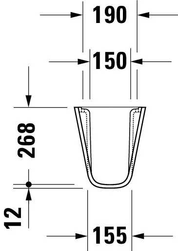 Halbsäule D-Code für 231065/231060/231055/034812, weiß