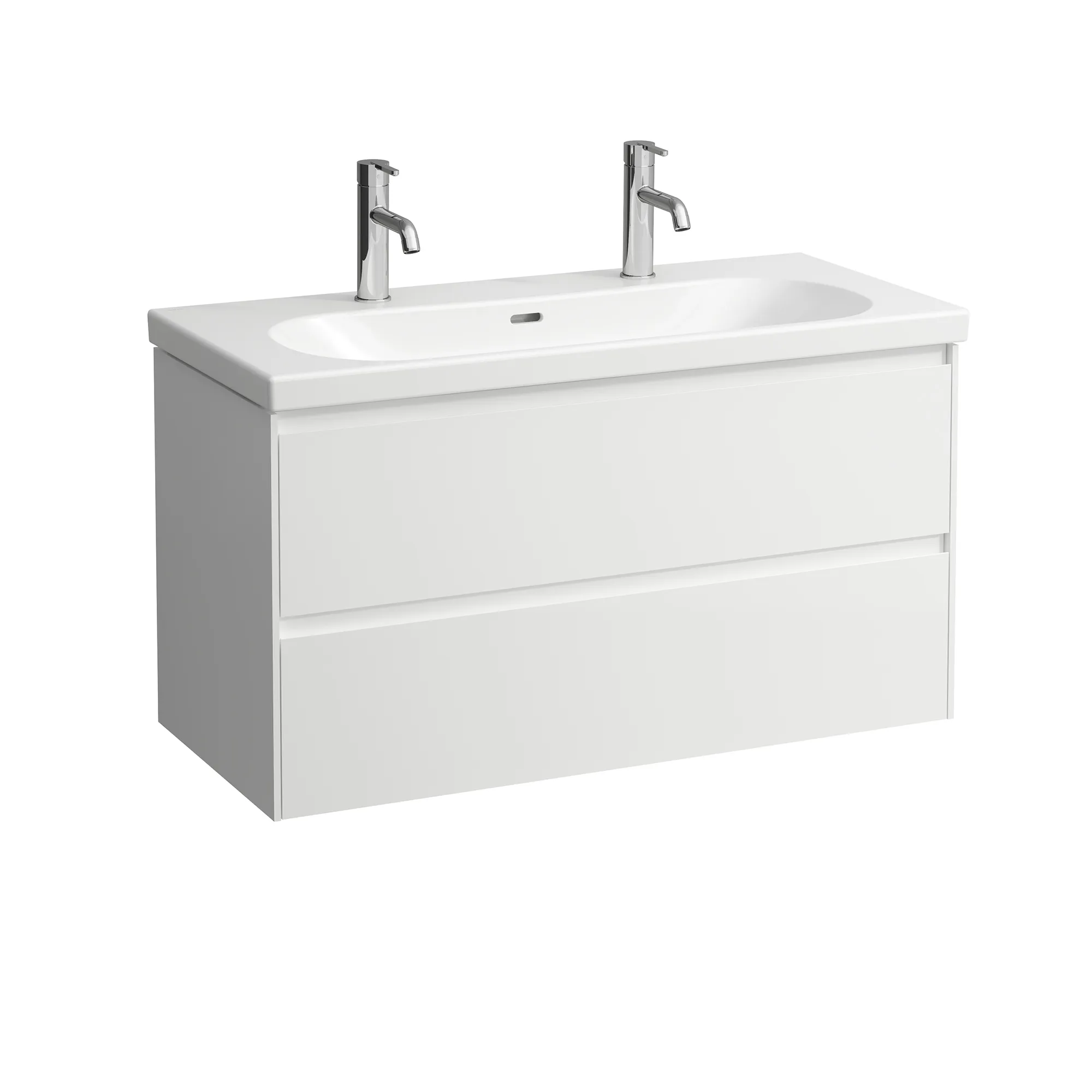Laufen Waschtischunterbau LANI Specialcolor, 442 x 984 x 515 mm, 2 Schubladen, wandhängend Laufen Waschtischunterbau LANI Specialcolor, 442 x 984 x 515 mm, 2 Schubladen, wandhängend