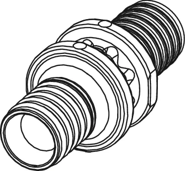TECEflex Kupplung Dimension 32 × 32, PPSU