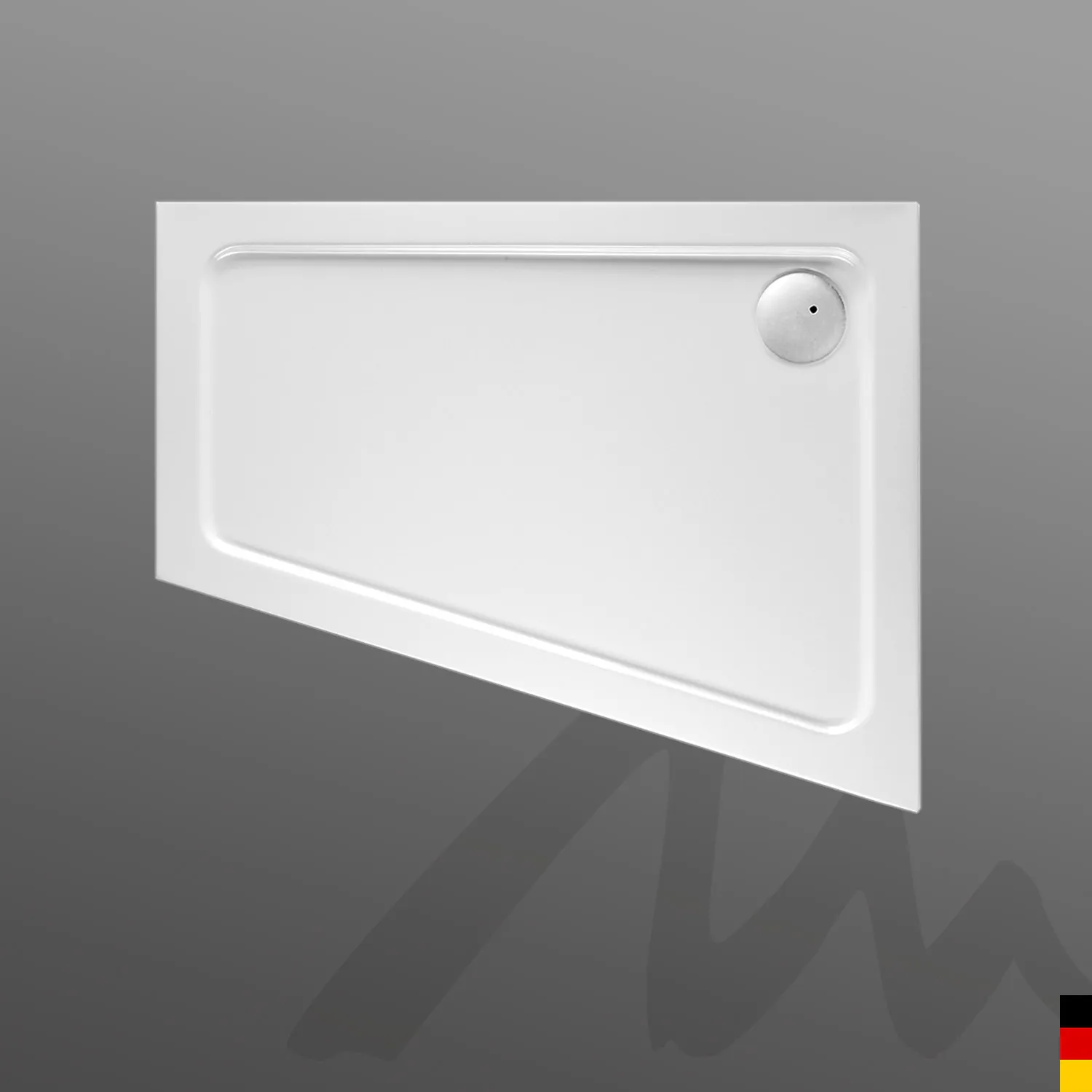 Mauersberger asyma Acryl-Duschwanne asyma 100⁄80 SF rechts, 1000x800x55, rein-weiß Mauersberger asyma Acryl-Duschwanne asyma 100⁄80 SF rechts, 1000x800x55, rein-weiß