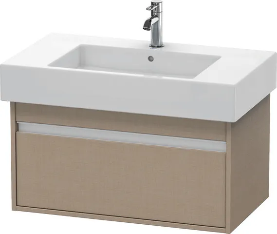 Duravit Waschtischunterschrank wandhängend „Ketho“ 80 × 41 × 45,5 cm Leinen Duravit Waschtischunterschrank wandhängend „Ketho“ 80 × 41 × 45,5 cm Leinen