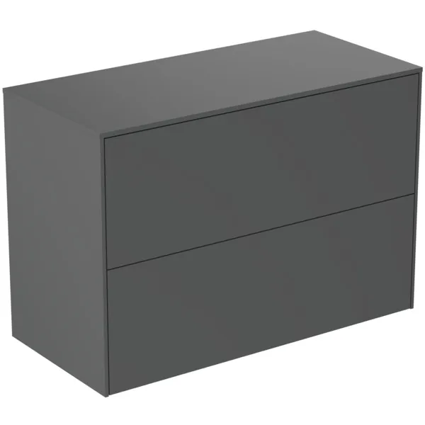 Ideal Standard Waschtischunterschrank „Conca“ 80,2 × 55 × 37,3 cm Anthrazit matt lackiert Ideal Standard Waschtischunterschrank „Conca“ 80,2 × 55 × 37,3 cm Anthrazit matt lackiert