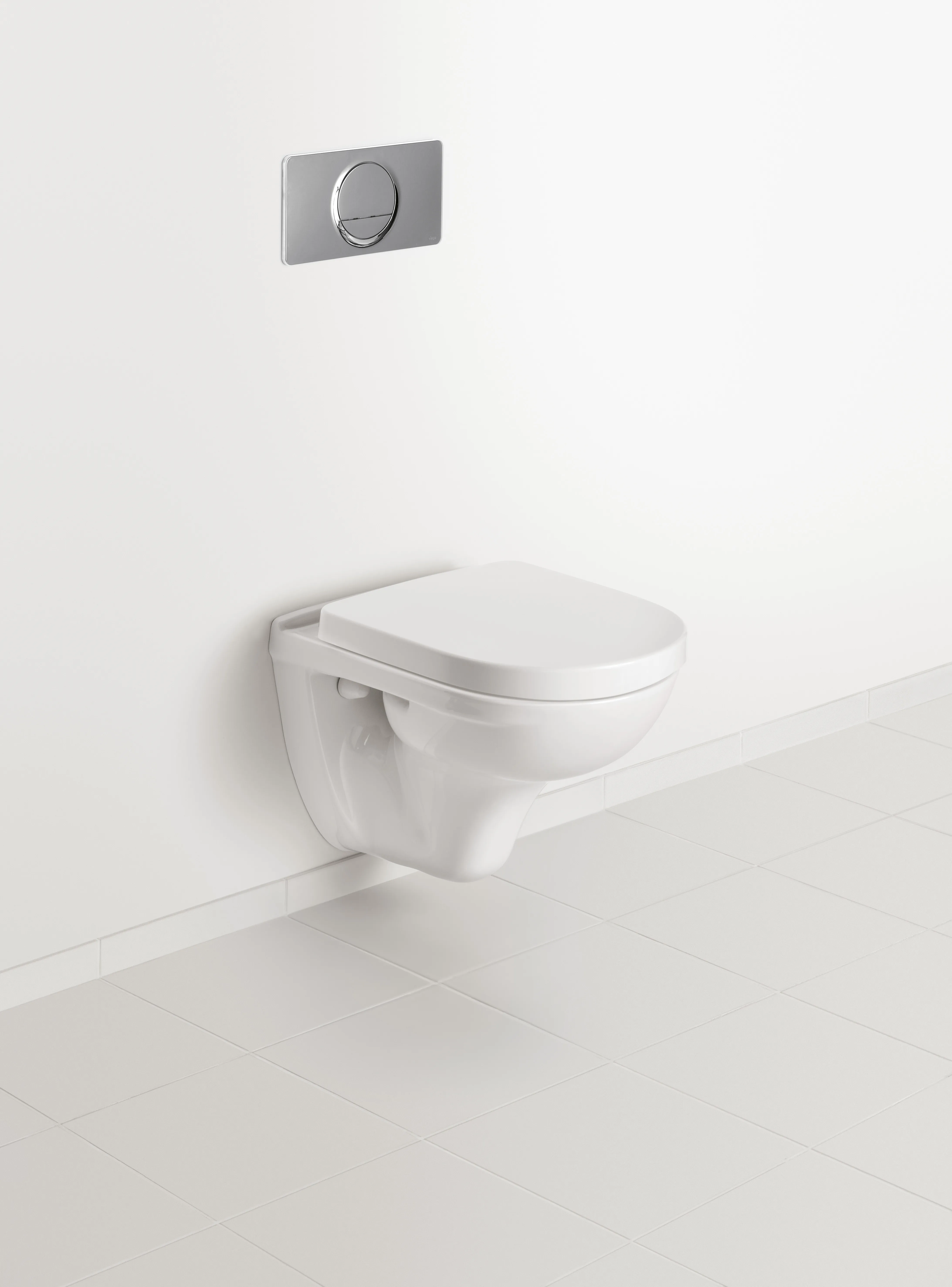 WC-Sitz O.novo 9M4061, 368 x 423 x 51 mm, Oval, Weiß Alpin