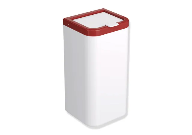 HEWI Hygieneabfallbehälter „Serie 477“ 16,1 × 31 × 14,1 cm in Rubinrot HEWI Hygieneabfallbehälter „Serie 477“ 16,1 × 31 × 14,1 cm in Rubinrot