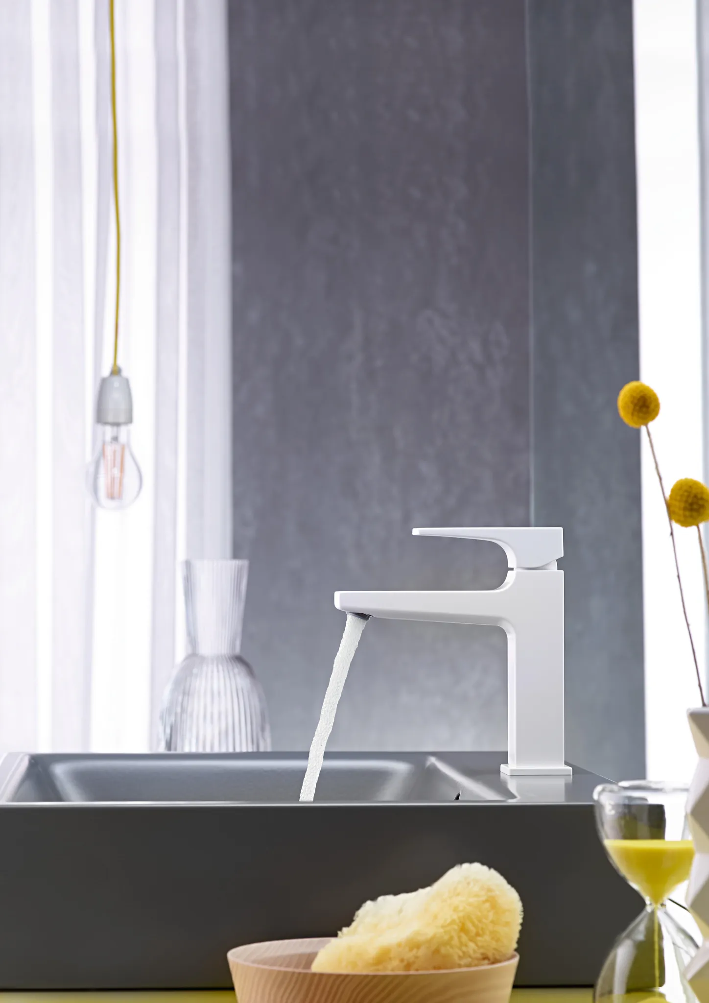 Waschtischmischer 110 Metropol mit Push-Open Ablaufgarnitur chrom