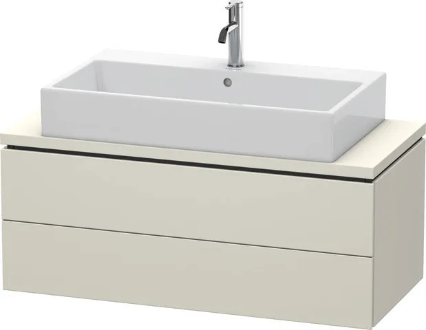 Duravit Waschtischunterschrank wandhängend „L-Cube“ 102 × 40 × 47,7 cm Taupe Matt