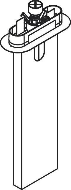 Hansgrohe sBox Wannenrand- und Fliesenrand-Grundset - R 1/2, DN15, 600 mm Schlauchlänge, für Wannenrandbreite mind. 80 mm