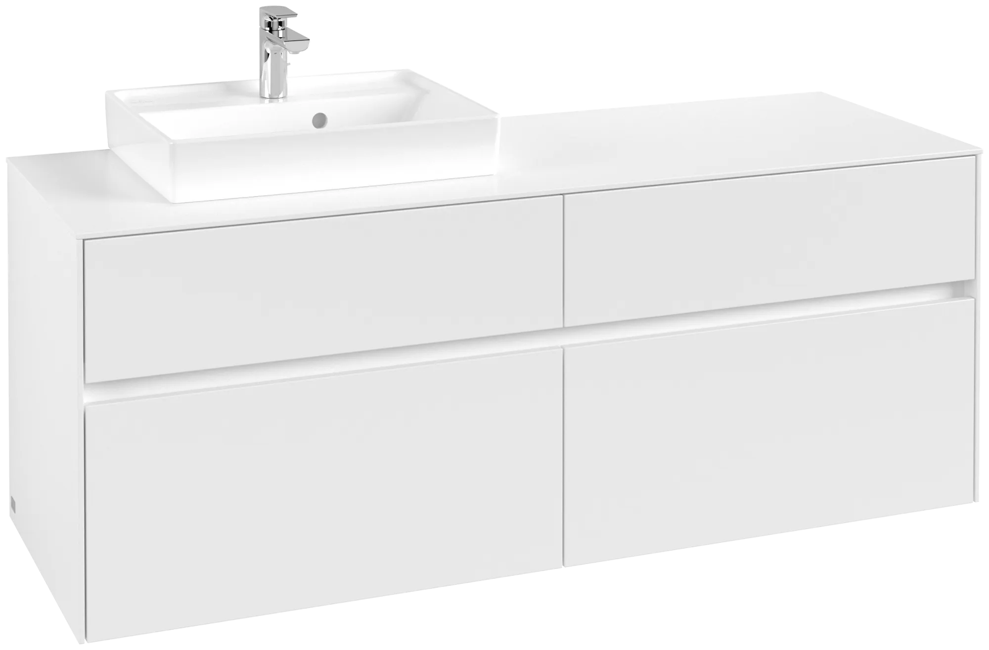Villeroy & Boch Collaro Waschbeckenunterschrank C07400 1400x548x500mm White Matt