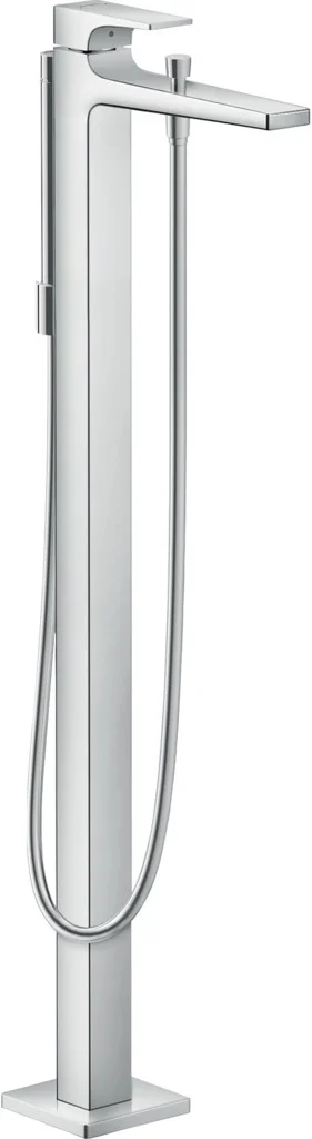 Hansgrohe Metropol Einhebel-Wannenmischer bodenstehend, Chrom, Ausladung 235 mm