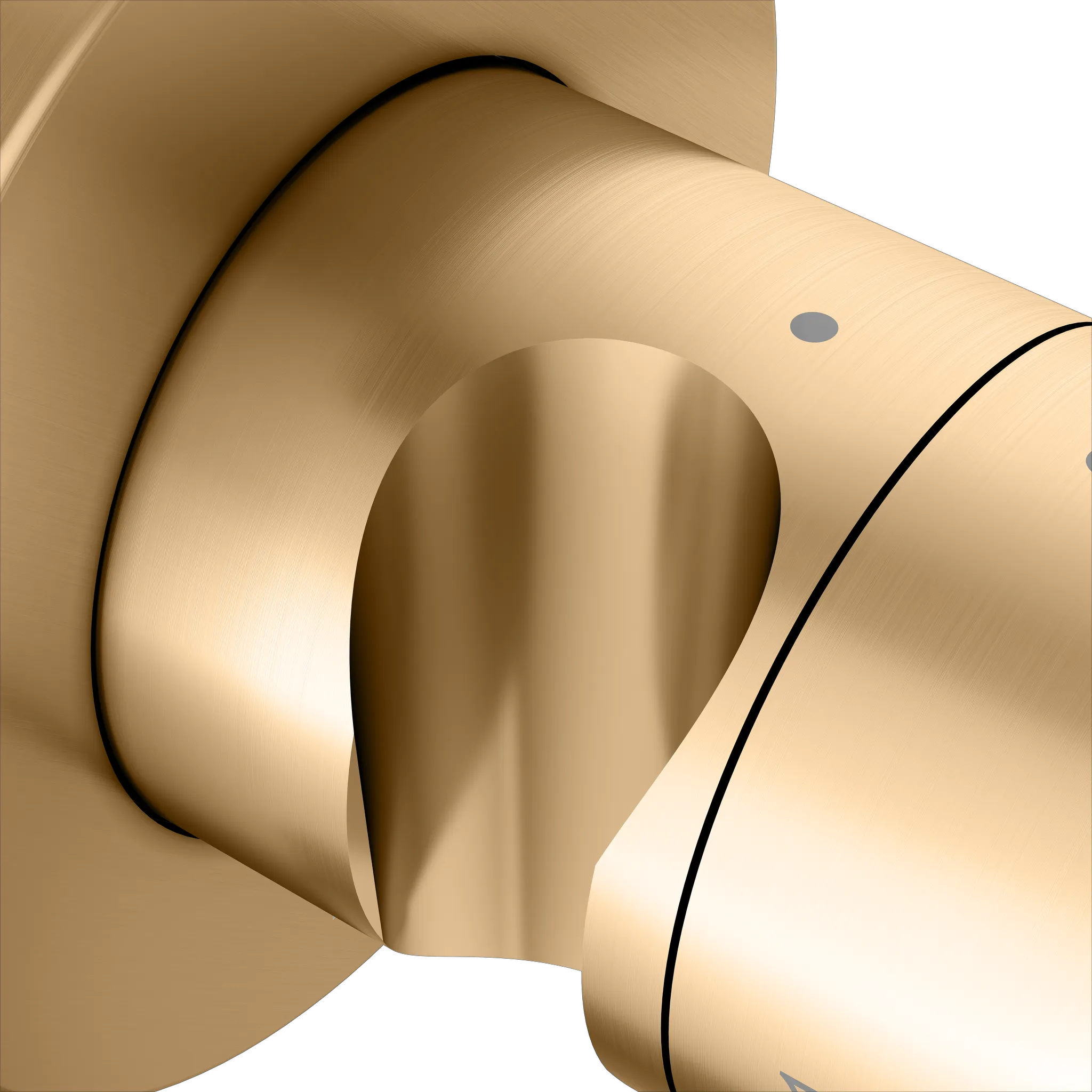 IXMO 2-Wege Ab- u. Umstellventil UP IXMO Comfort, rund Messing gebürstet IXMO 2-Wege Ab- u. Umstellventil UP IXMO Comfort, rund Messing gebürstet
