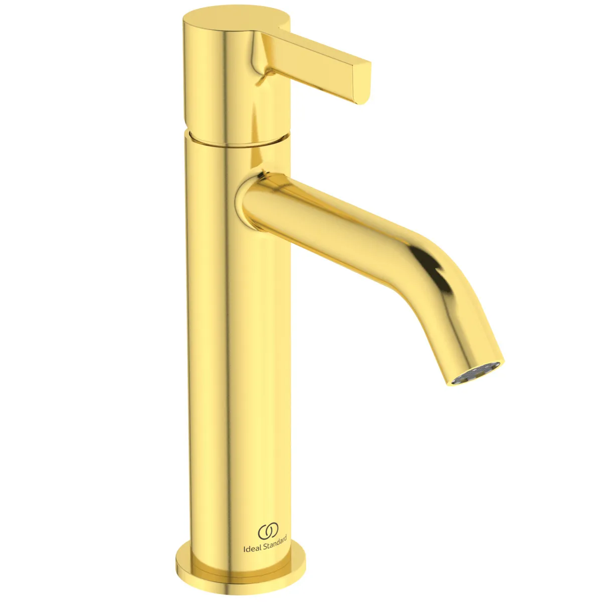 Einhand-Waschtischarmatur „Joy“ Ausladung 135 mm in Brushed Gold Einhand-Waschtischarmatur „Joy“ Ausladung 135 mm in Brushed Gold