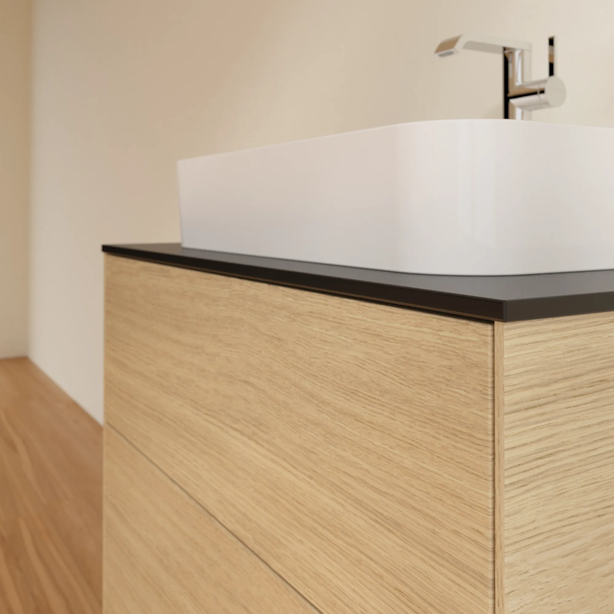 Villeroy & Boch Finion Waschbeckenunterschrank G34, 800 x 603 x 501 mm, mit Beleuchtung, 2 Auszüge Villeroy & Boch Finion Waschbeckenunterschrank G34, 800 x 603 x 501 mm, mit Beleuchtung, 2 Auszüge