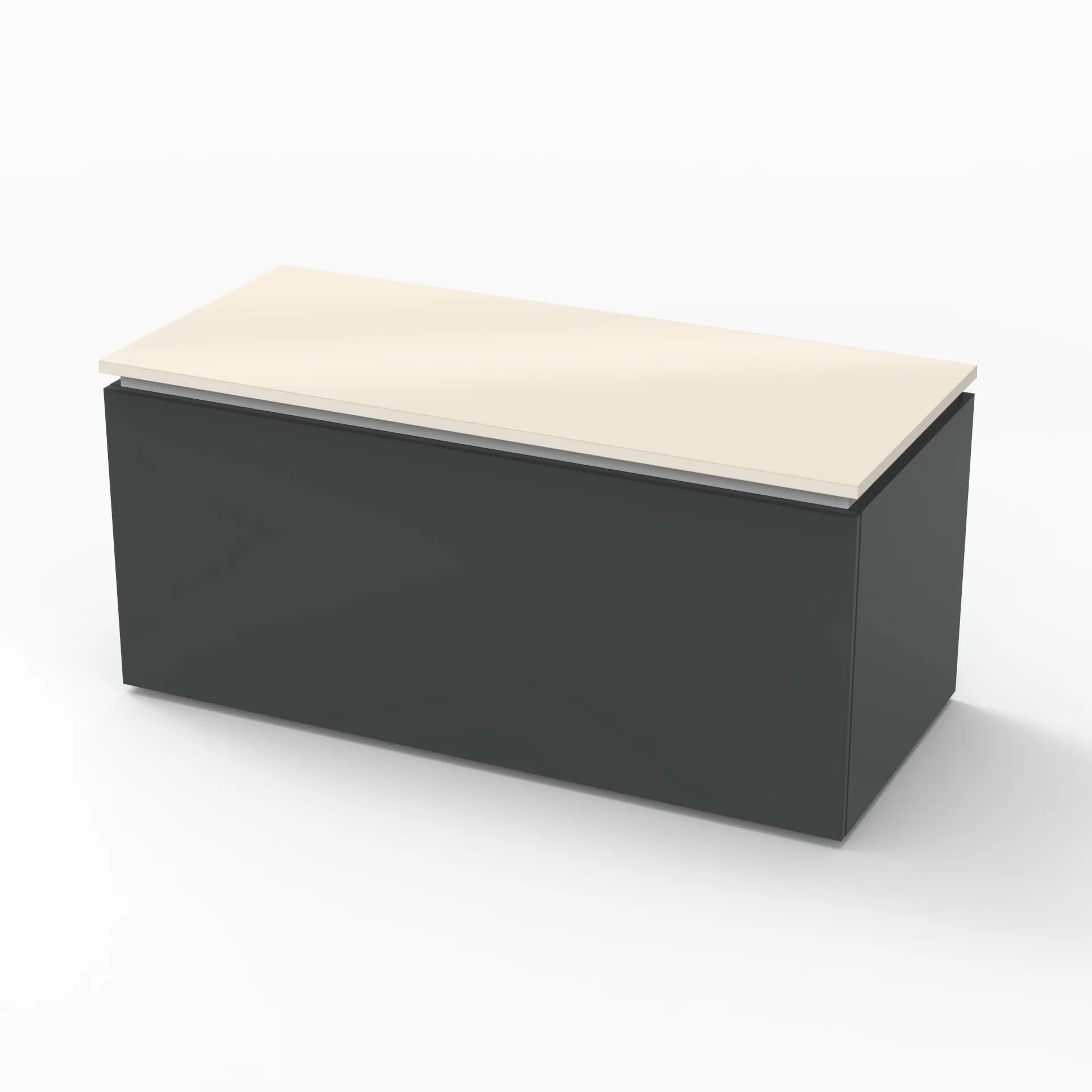 Sanipa Sitztruhe „2morrow“ 1000 × 451 × 451 mm in Anthrazit (matt) Sanipa Sitztruhe „2morrow“ 1000 × 451 × 451 mm in Anthrazit (matt)