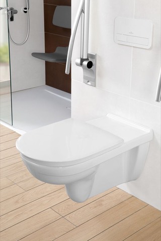 WC-Sitz „ViCare“ inkl. Deckel in Weiß Alpin