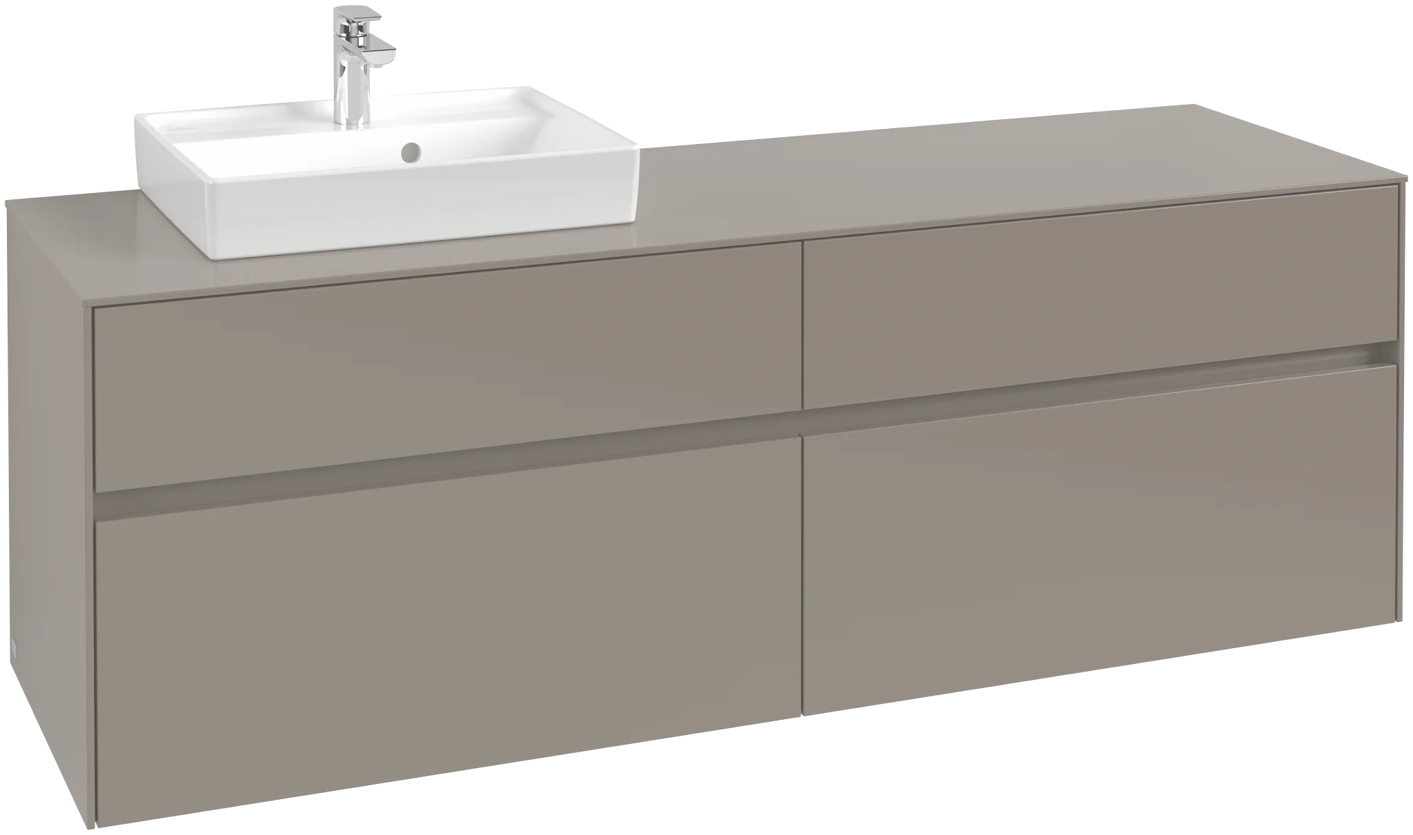 Villeroy & Boch Waschbeckenunterschrank Collaro Arizona Oak, 1.600 x 548 x 500 mm, mit Beleuchtung und SoftClosing Villeroy & Boch Waschbeckenunterschrank Collaro Arizona Oak, 1.600 x 548 x 500 mm, mit Beleuchtung und SoftClosing