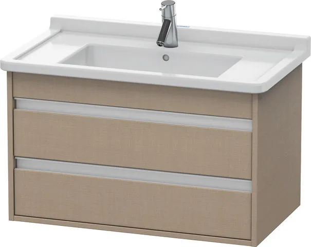 Duravit Waschtischunterschrank wandhängend „Ketho“ 80 × 48 × 45,5 cm Leinen