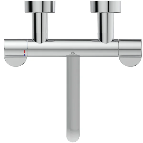 Ideal Standard Ceraplus Safe Wand-Waschtischthermostat, Chrom, Ausladung 320 mm Ideal Standard Ceraplus Safe Wand-Waschtischthermostat, Chrom, Ausladung 320 mm