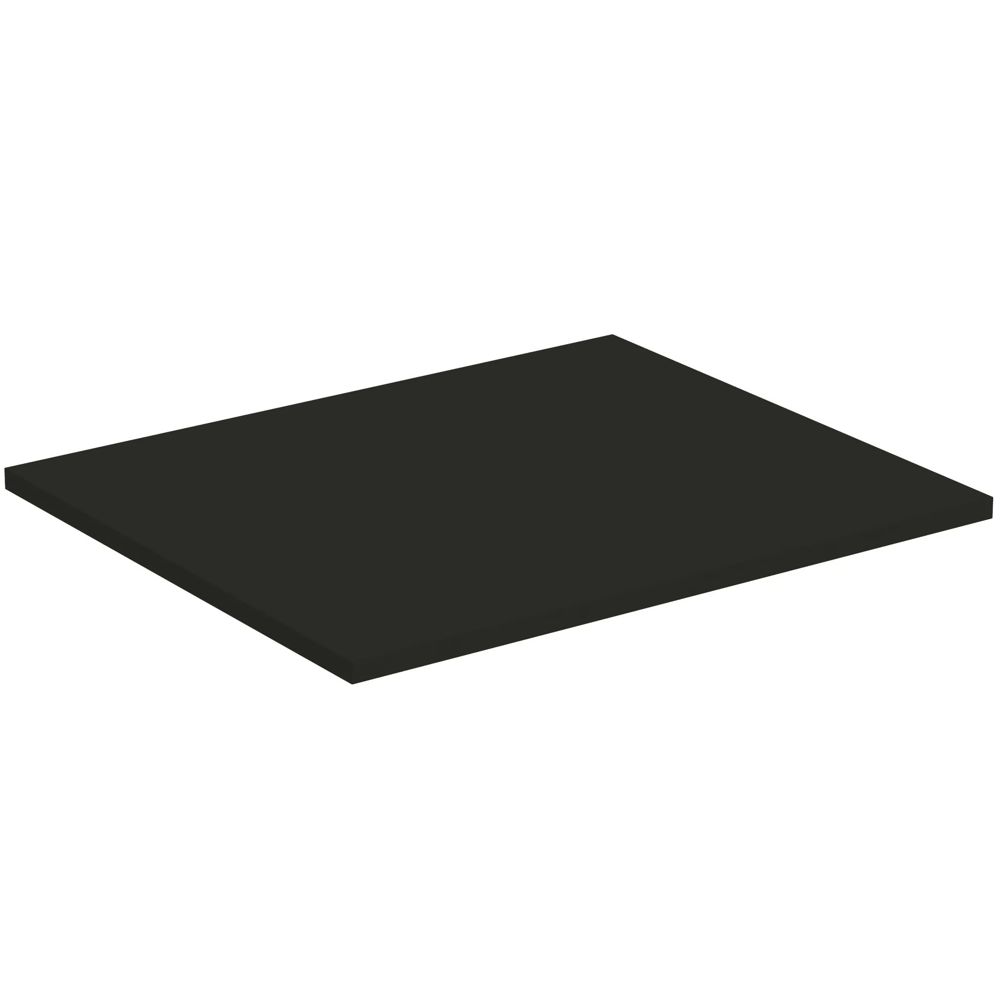 Waschtischplatte i.life B ohne Ausschnitt 602x506x18mm Weiß matt
