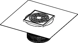drainpoint S Rostrahmen Kunststoff, 100 mm, inkl. Designrost, mit werkseitig angebrachter Seal System Dichtmanschette drainpoint S Rostrahmen Kunststoff, 100 mm, inkl. Designrost, mit werkseitig angebrachter Seal System Dichtmanschette