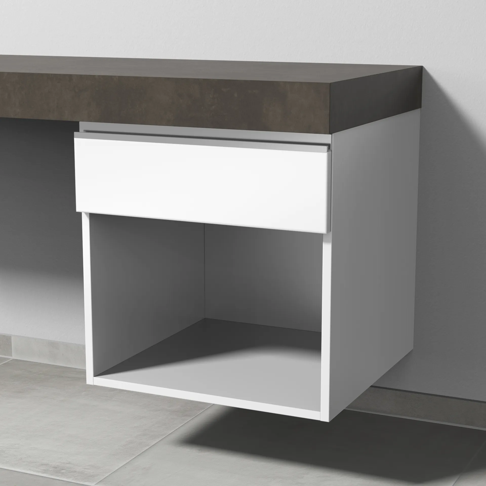 Sanipa Anbauschrank „2morrow“ 500 × 510 × 520 mm in Weiß (glanz)