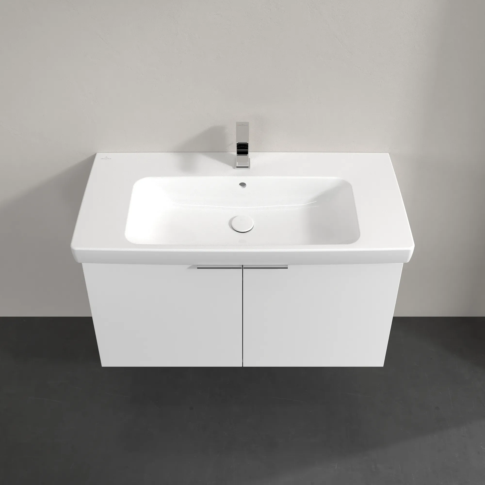 Villeroy & Boch Waschtischunterschrank „Architectura“ 950 × 520 mm Weiß Matt Villeroy & Boch Waschtischunterschrank „Architectura“ 950 × 520 mm Weiß Matt