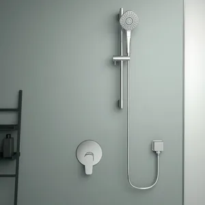 Brausekombi. Idealrain Evo, 600mm, 3-Funktionshandbrause Diamond Durchmesser:115mm, Chrom Brausekombi. Idealrain Evo, 600mm, 3-Funktionshandbrause Diamond Durchmesser:115mm, Chrom