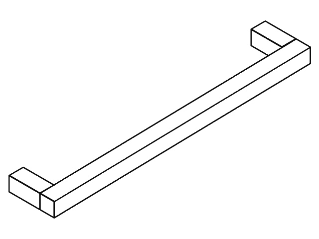 HEWI Handtuchhalter „System 100“ 62,5 cm