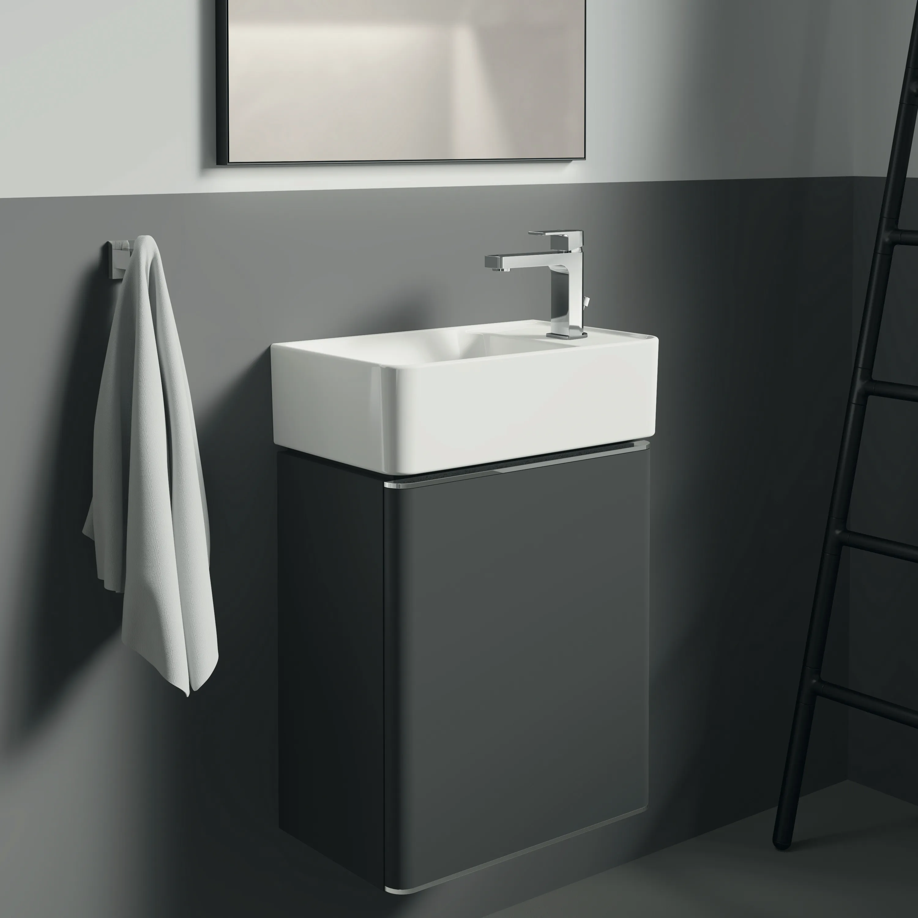 Handtuchhaken IOM Cube, Chrom Handtuchhaken IOM Cube, Chrom