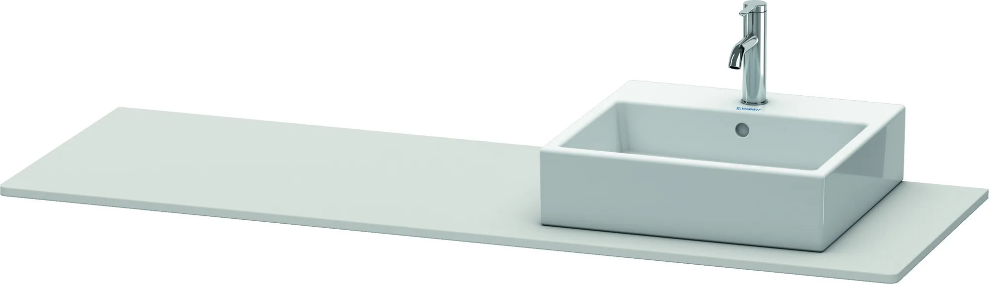 Duravit Konsole „XSquare“ in Nordic Weiß Seidenmatt