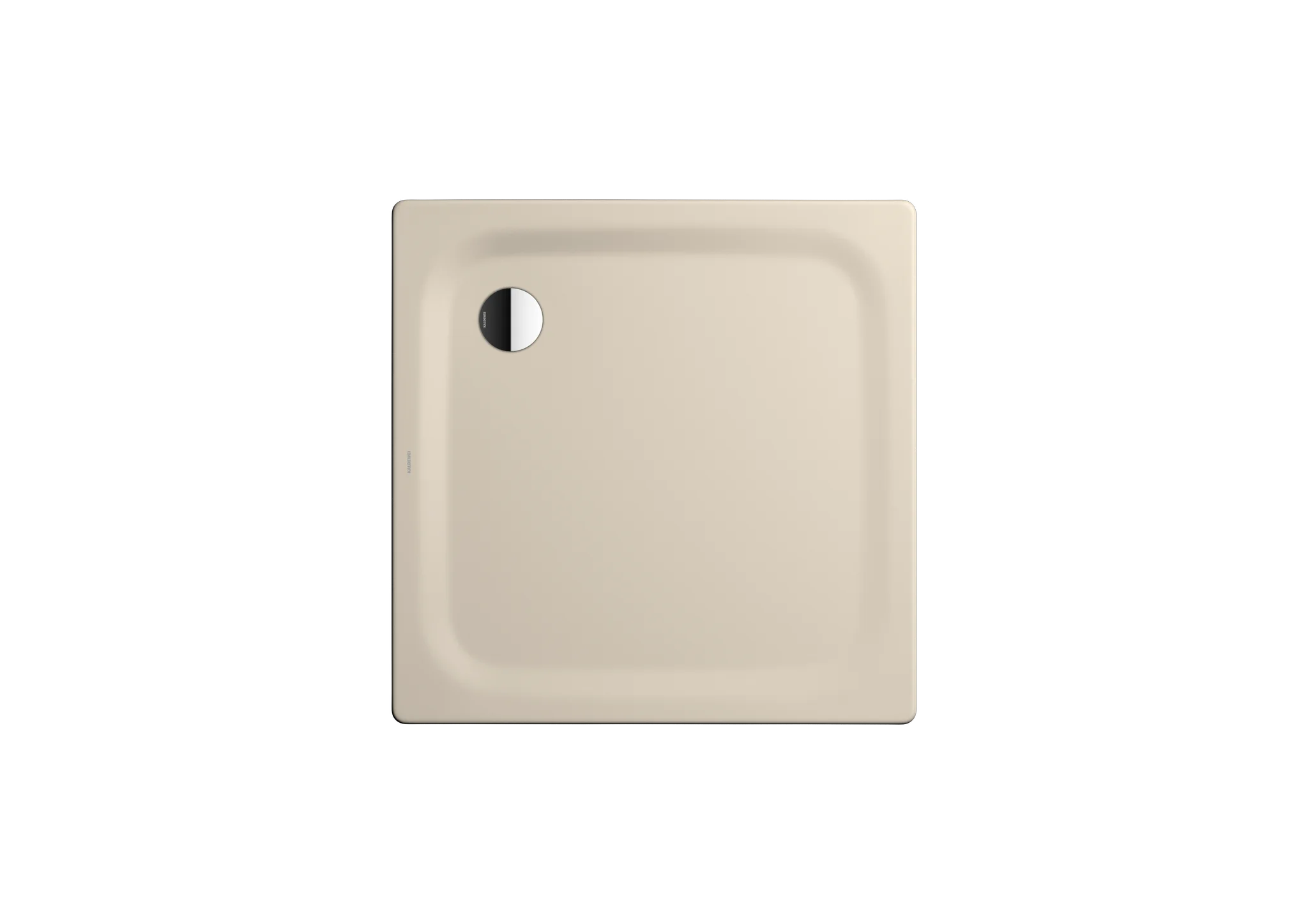 Kaldewei quadrat Duschwanne „Superplan Classic“ 120 × 120 cm ohne Oberflächenbeschichtung, mit Antislip Secure Plus, in warm beige 20