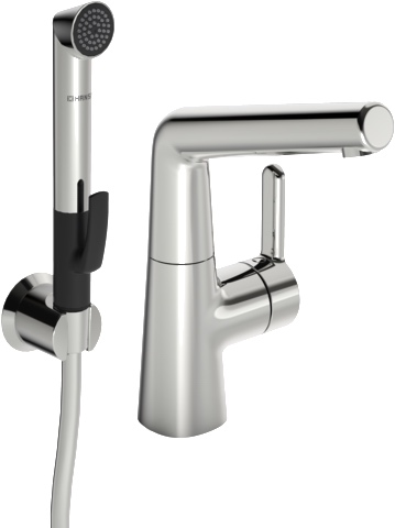 Einhand-Waschtischarmatur „Designo Style“ Ausladung 151 mm in Chrom Einhand-Waschtischarmatur „Designo Style“ Ausladung 151 mm in Chrom