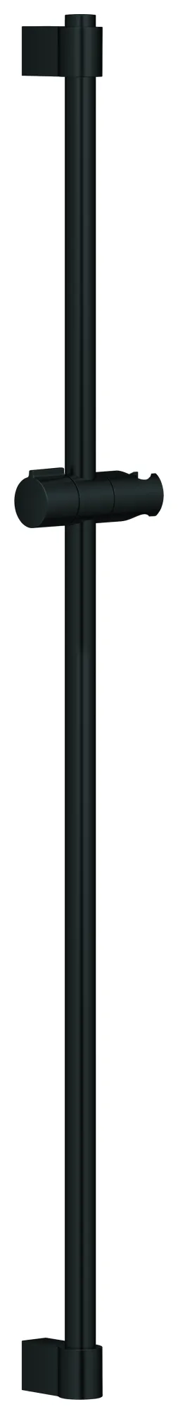 Brausestange Tempesta 27524_1, 900mm, mit Wandhaltern, Gleiter und Gelenkstück, obere Konsole variabel, matt black Brausestange Tempesta 27524_1, 900mm, mit Wandhaltern, Gleiter und Gelenkstück, obere Konsole variabel, matt black