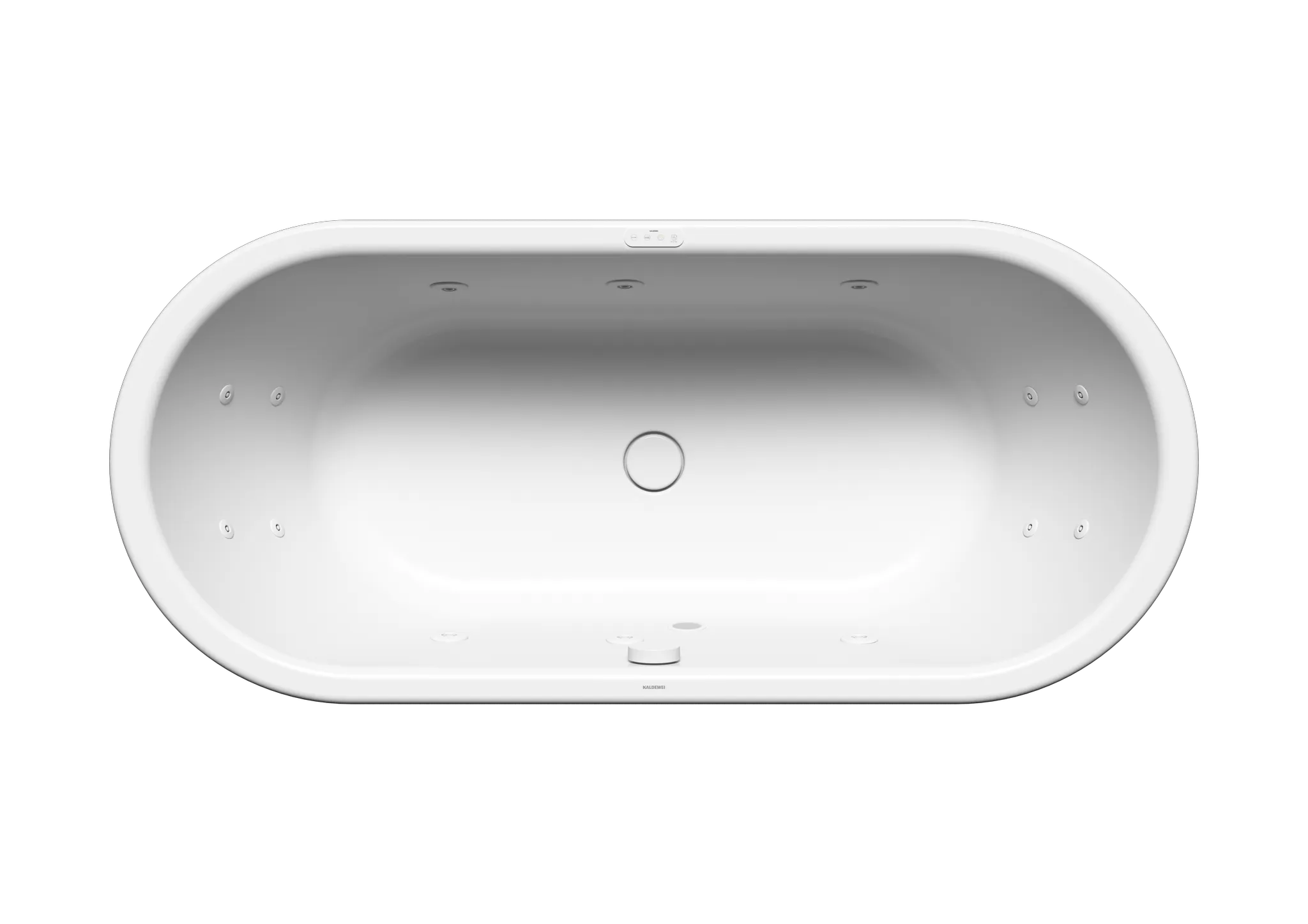 Kaldewei Whirlwanne „Centro Duo Oval“ 180 × 80 cm, links mit Aquamassage Full Body, in alpinweiß Kaldewei Whirlwanne „Centro Duo Oval“ 180 × 80 cm, links mit Aquamassage Full Body, in alpinweiß