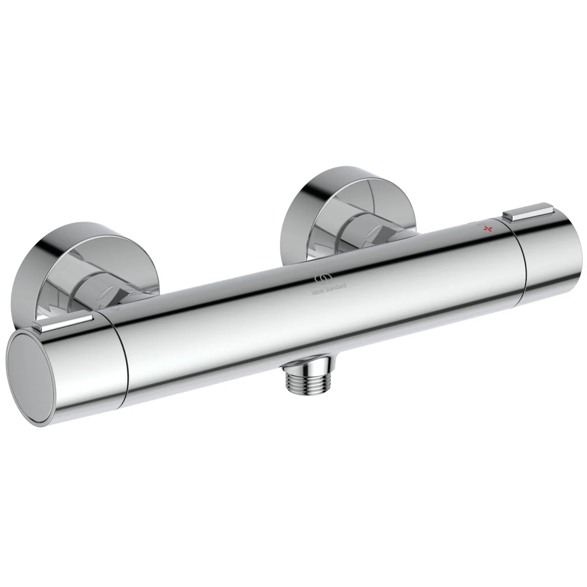 Ideal Standard Ceratherm Alu+ Brausethermostat Chrom, Aufputz, 100% recyceltes Aluminium