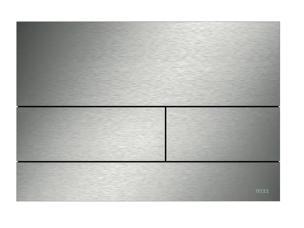 square II Met. WC-Betätigungsplatte Edelstahl geb. (mit Anti-Fingerprint) square II Met. WC-Betätigungsplatte Edelstahl geb. (mit Anti-Fingerprint)