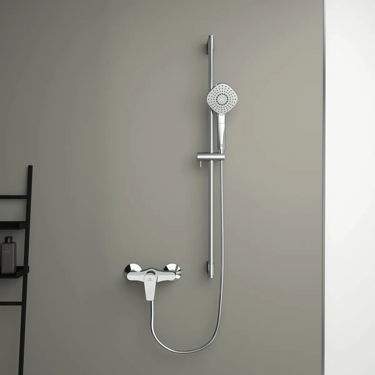 Brausearmatur Aufputz Cerafine D, Ausladung 56-63mm, Chrom Brausearmatur Aufputz Cerafine D, Ausladung 56-63mm, Chrom