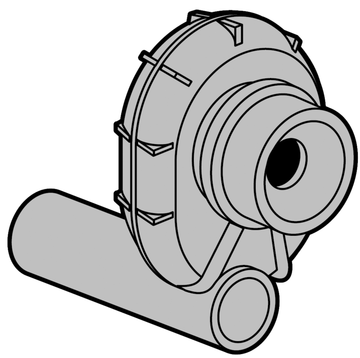 Absaugformstück Zubehör 932600, 123 x 204 x 95,5 mm