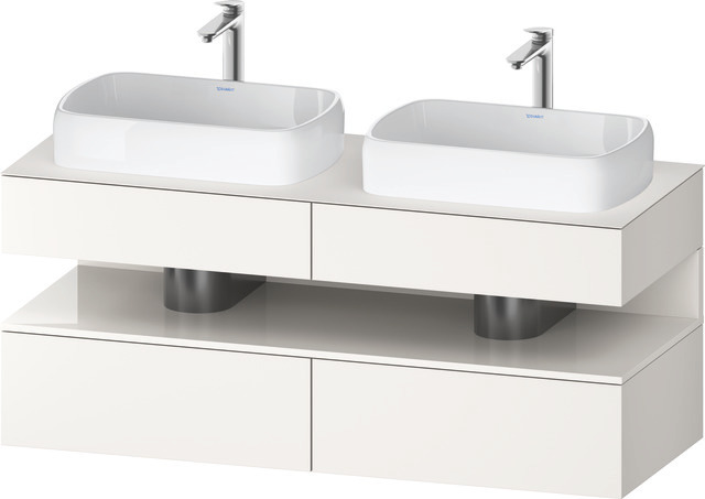 Duravit Waschtischunterschrank wandhängend „Qatego“ 140 × 60 × 55 cm