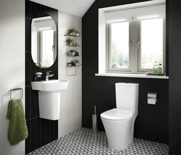 Waschbecken „ConnectAir“ 40 × 35 × 15 cm, Hahnlochposition mittig Waschbecken „ConnectAir“ 40 × 35 × 15 cm, Hahnlochposition mittig