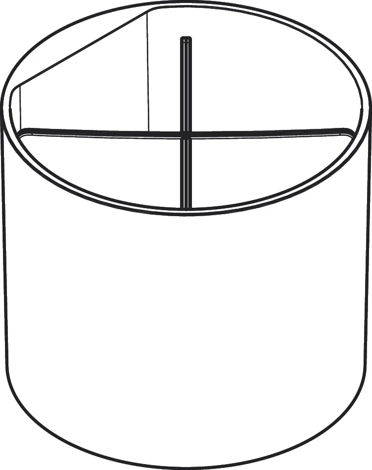 Hansgrohe WallStoris Planet Edition Becher, Sand (recycelt)