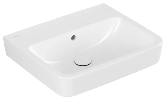 Villeroy & Boch Wandwaschtisch „O.novo“ 550 × 460 × 175 mm, für Becken mittig, ohne Hahnlochbohrung in Weiß Alpin Villeroy & Boch Wandwaschtisch „O.novo“ 550 × 460 × 175 mm, für Becken mittig, ohne Hahnlochbohrung in Weiß Alpin
