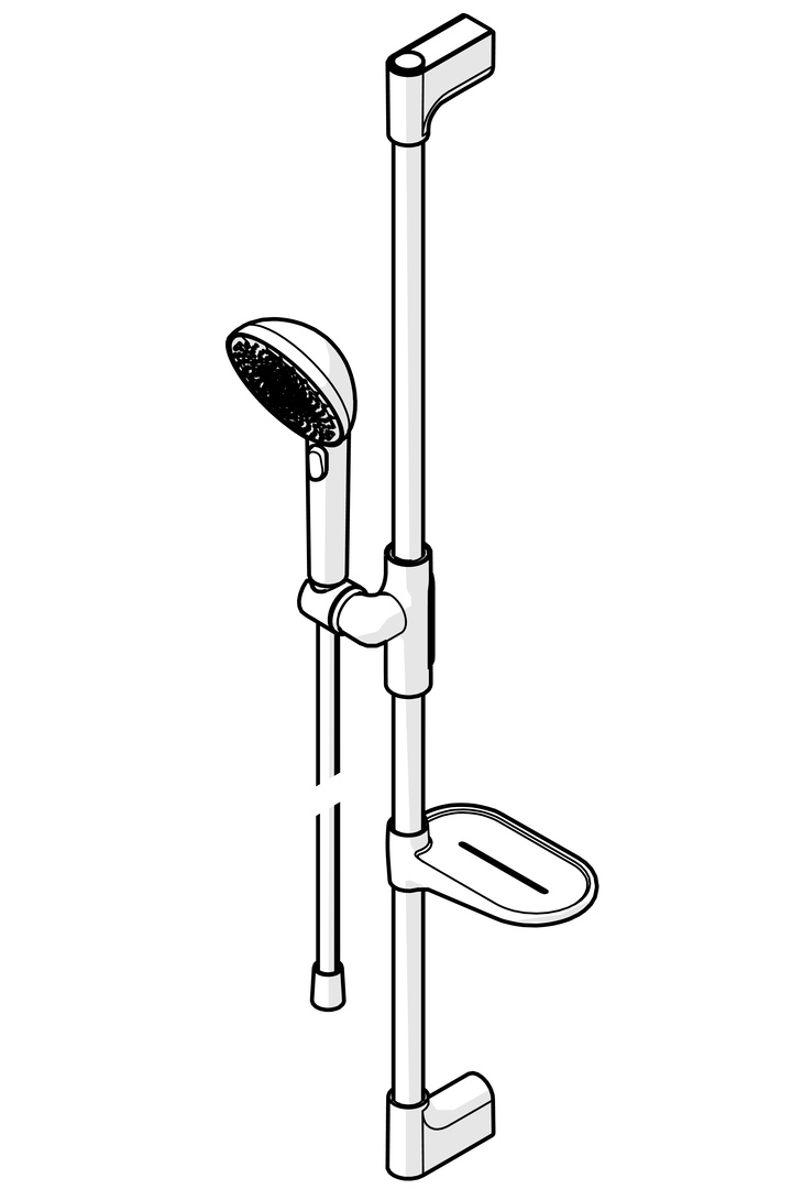 Wandstangengarnitur AURELIA 4715 3-strahlig Chrom