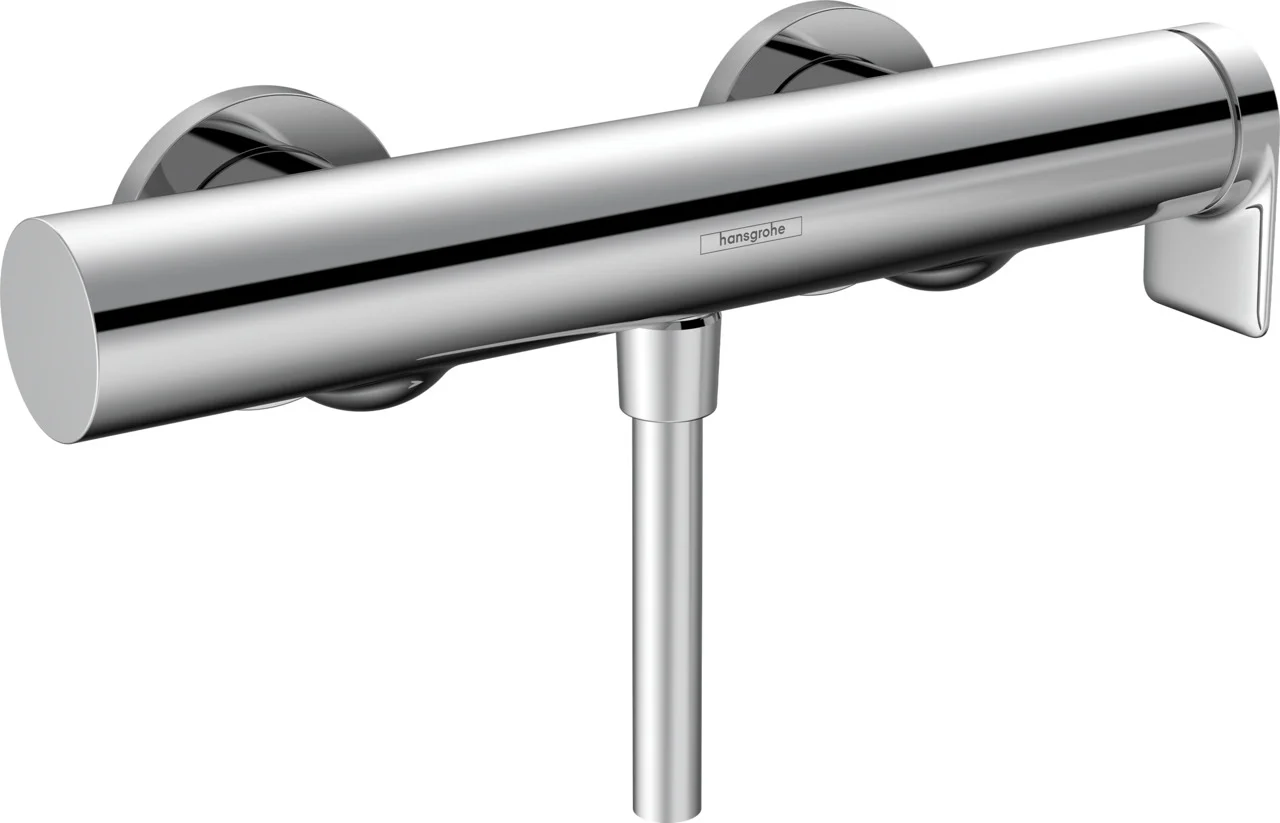 Hansgrohe Vivenis Einhebel-Brausemischer Aufputz Chrom, DN15, max. Durchfluss 12,3 l/min, Keramikmischsystem, Temperaturbegrenzung einstellbar
