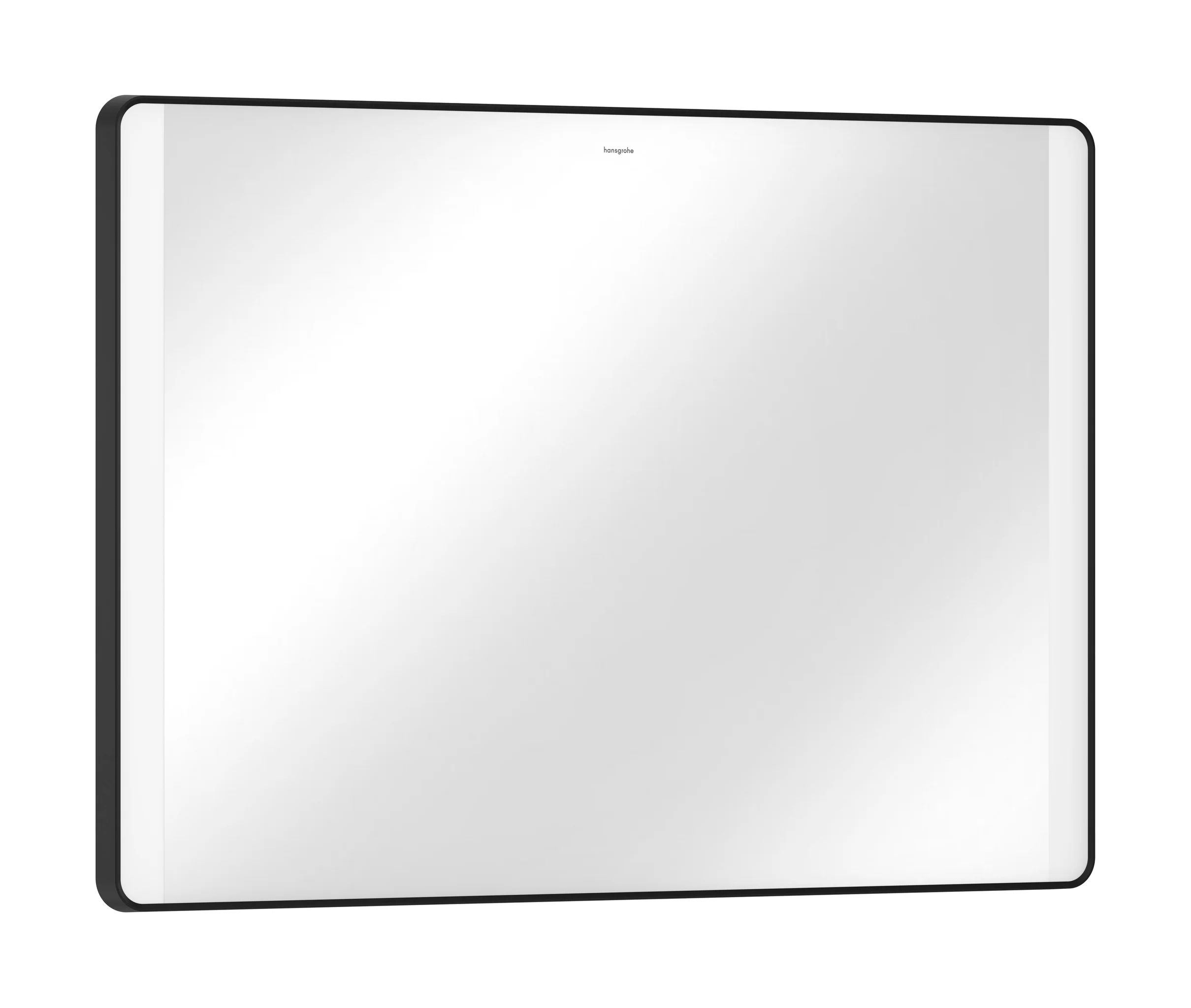 Hansgrohe Xarita Lite Q Spiegel mit seitlicher LED-Beleuchtung IR Sensor, Mattschwarz, Maße: 1000x700x30 mm