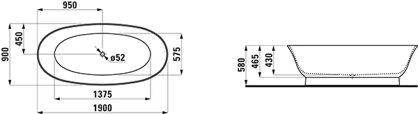 Laufen „THE NEW CLASSIC“ in Weiß Laufen „THE NEW CLASSIC“ in Weiß
