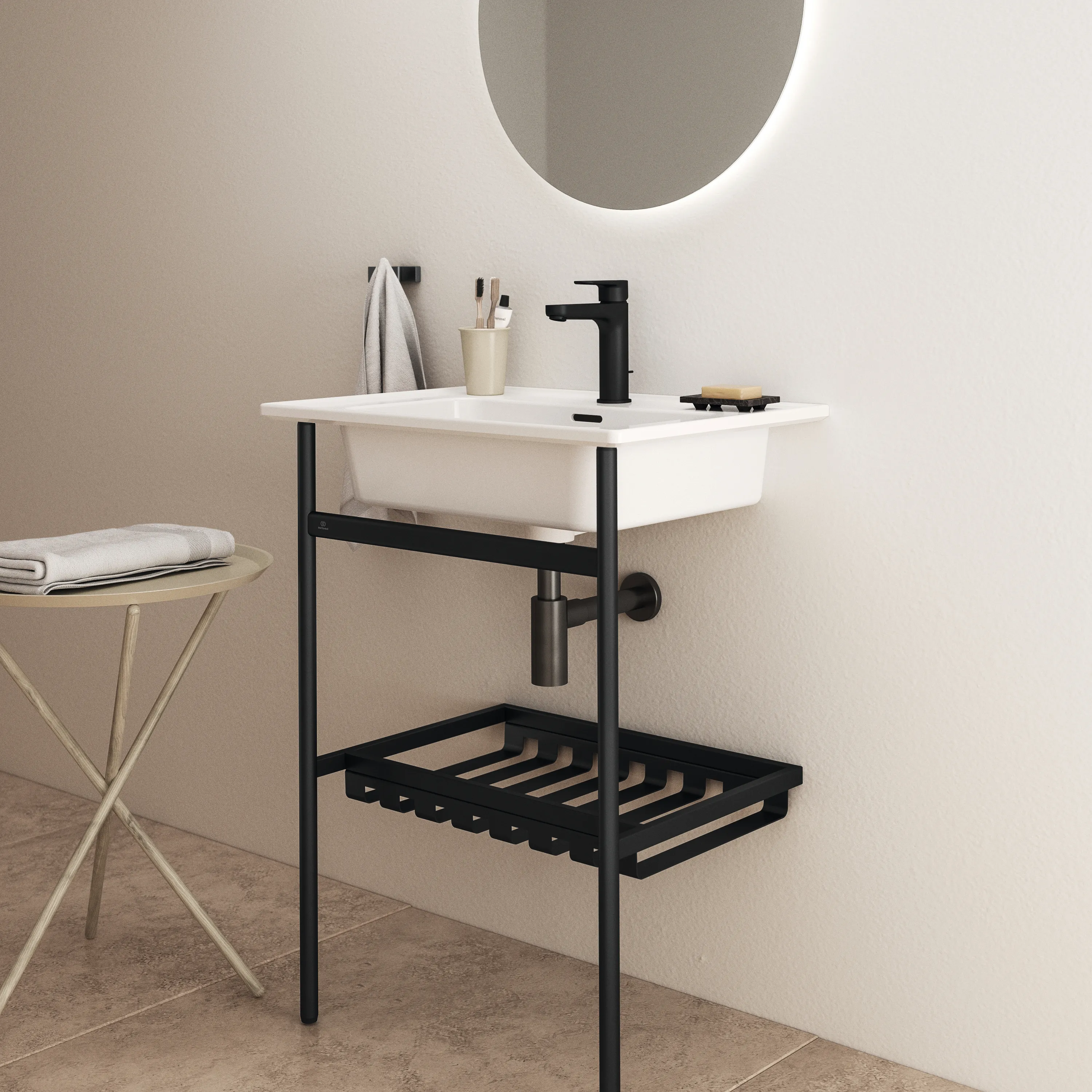 Waschbecken „StradaII“ 64 × 46 × 18 cm, Hahnlochposition mittig Waschbecken „StradaII“ 64 × 46 × 18 cm, Hahnlochposition mittig