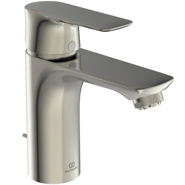 Ideal Standard Waschtischarmatur Connect Air A7022GN, Niederdruck, 5 l/min., Ausladung 112mm, Silver Storm